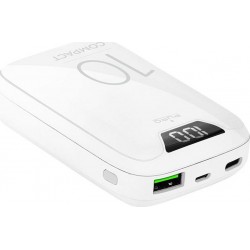 Puro Batterie Externe Blanc 10000 mAh 1 USBA + 1 USBC