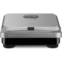 De'Longhi DELONGHI Croque gaufre & grille-viande 800W Argent SW12AC.S