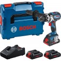 Bosch GSB18V-110 Perceuse sans fil 18V Li-ion avec batteries 3x 4Ah 0615A5002X