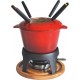 Baumalu Fondue Bourguignonne fonte rouge 10 personnes 385050