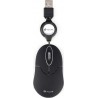 OPTICAL MOUSE RETRACTABLE CORD SIN BLACK