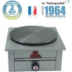 Crêpière gaz - 1 plaque - diamètre 350 mm - sofraca
