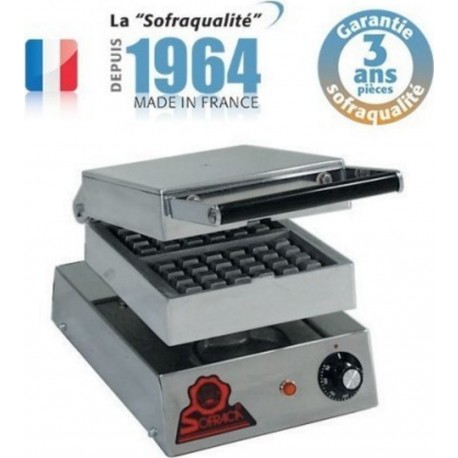 Machine a gaufre express électrique - 2 gaufres - sofraca