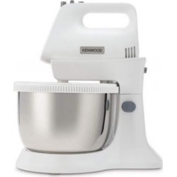 Kenwood hmp32.a0wh - batteur électrique chefette - bol rotatif - 5 vitesses + fonction turbo - fouets et pétrins acier inoxyd… K