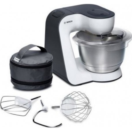 Bosch mum54a00 robot pâtissier multifonction ? 3,9l ? 7 vitesses + pulse - noir/blanc BOS4242002823942