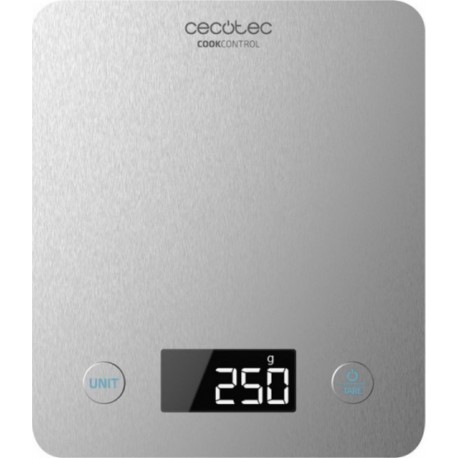 Cecotec Balance de cuisine cecotec cook control 10000 connectec gris, capacité de 5kg