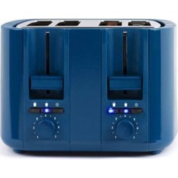 Livoo dod167b grille-pain - 4 fentes - bleu AUC3523930094620