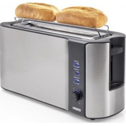 Princess grille-pain à fente longue argenté 1000 w 142353 422267