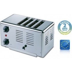 Grille pain professionnel vertical - 4 rubans - sofraca