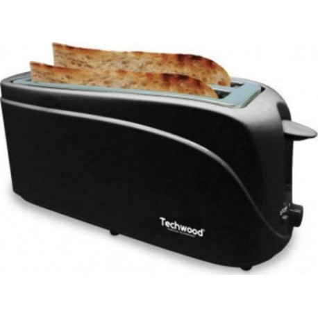 Techwood grille pain tgp506 2 longues fentes noir