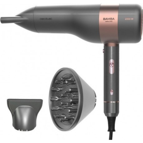 Cecotec Sèche-cheveux cecotec ionicare 6000 rockstar vision gris foncé, 2000 w, moteur numérique
