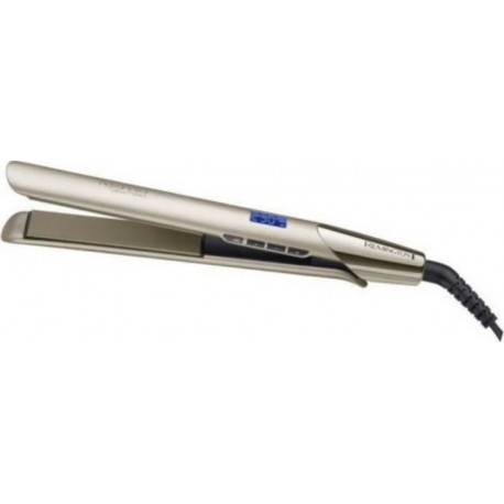 Remington s8605 fer a lisser, lisseur plaques flottantes advanced ceramic colour protect, soin huile karité et filtres uv REM400