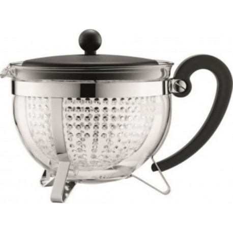 Bodum théiere avec filtre en acrylique 1,3l noir