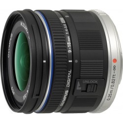Olympus Objectif pour Hybride 9-18mm f/4.0-5.6 noir M.Zuiko