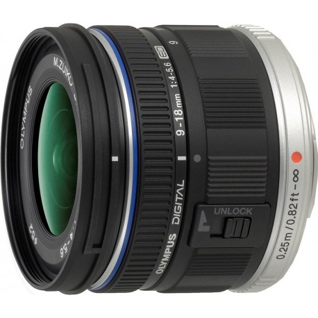 Olympus Objectif pour Hybride 9-18mm f/4.0-5.6 noir M.Zuiko