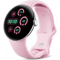 Google Montre connectée Pixel Watch 3 41 mm Argent Poli 4G