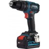 Erbauer Perceuse à percussion sans fil brushless ECD18-Li-2 18V - 2x4Ah