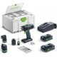 Festool Perceuse-visseuse sans fil T 18+3 HPC 4,0 I-Set