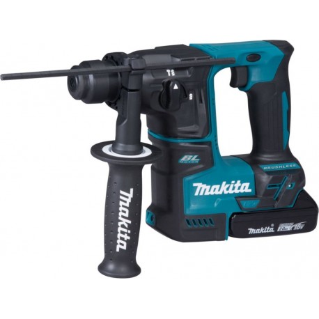 Makita Marteau perforateur sans fil SDS-PLUS 18 V / 2,0 Ah, 2 batteries + chargeur dans MAKPAC DHR171RAJ