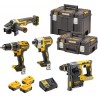 Dewalt Kit perceuse-visseuse à percussion sans fil 18V / 5Ah DCD 796, DCF 887, DCH 273, DCG 405, DCB 184