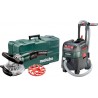 Metabo Set avec ponceuse de rénovation RSEV 19-125 RT + aspirateur tous usages ASR 35 L ACP metabo, Coffret