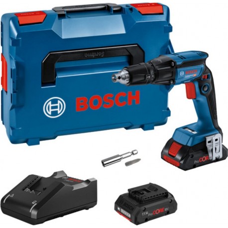 Bosch Visseuse à sec sans fil GTB 18V-45, 2xbatterie ProCORE18V 4.0Ah, chargeur et L-BOXX