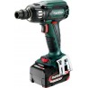 Metabo Clé à chocs sans fil SSW 18 LTX 400 BL metaBOX 145 18V 2x4Ah Li-Ion + ASC 55