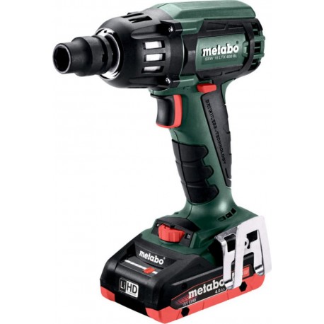 Metabo Visseuse à choc SSW 18 LTX 400 BL metabo, Coffret, 18V 2x4Ah LiHD + ASC 55