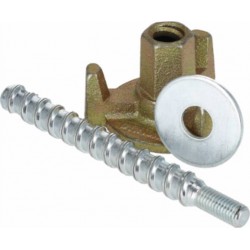 Rothenberger Tige filetée béton + rondelle en U + écrou