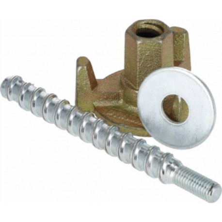 Rothenberger Tige filetée béton + rondelle en U + écrou
