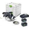 Festool Scie circulaire à capot basculant sans fil HKC 55 5,0 EBI-Plus-SCA