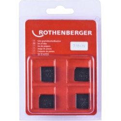 Rothenberger Mâchoires de coupe, NPT, 3/8, 4 pcs.