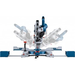 Bosch Scie à onglets sans fil BITURBO GCM 18V-254 D