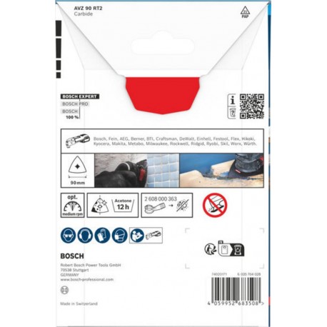 Bosch EXPERT AVZ 90 RT2 Plateau abrasif, 90 mm