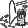 DeWalt DXV30SAPTA Aspirateur en acier inoxydable 30L Wet/Dry avec PTA