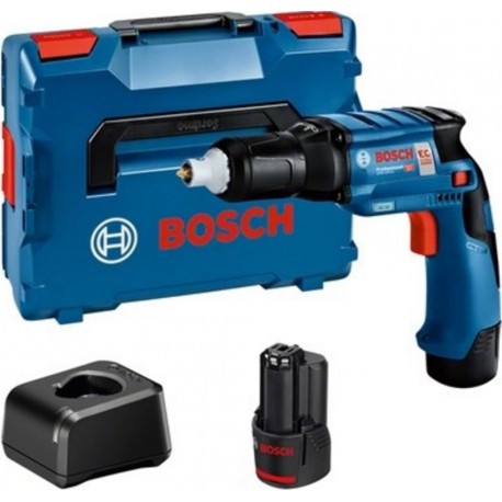 Bosch Bleu 06019E4007 GTB 12V-11 Batterie visseuse pour cloisons sèches 12V 2.0Ah Li-Ion en L-Boxx