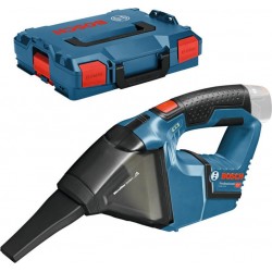 Bosch Bleu 06019E3001 Aspirateur eau et poussière sans-fil GAS 12V solo Click&Go, L-BOXX