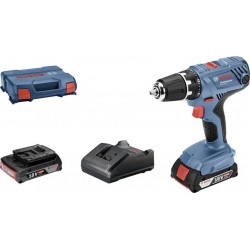 Bosch Bleu 06019H100A GSR 18V-21 Perceuse sans fil 18 Volt 2.0 AH Li-ion dans L-Case + 5 ans de garantie du revendeur