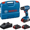 Bosch Bleu 0615A5002N GSR 18V-45 Perceuse sans fil 18V 3xProCore 4.0Ah dans L-Case