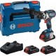 Bosch Bleu 0615A5002S GSR 18V-110 C Perceuse sans fil 3x ProCORE 18V 4.0Ah et chargeur GAL 18V-40 en L-BOXX