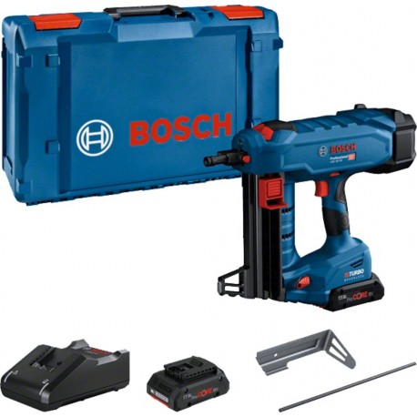 Bosch Bleu 06019L7002 GNB 18V-38 Professional Accu Concrete Tacker 18V 4.0Ah ProCore en L-Boxx