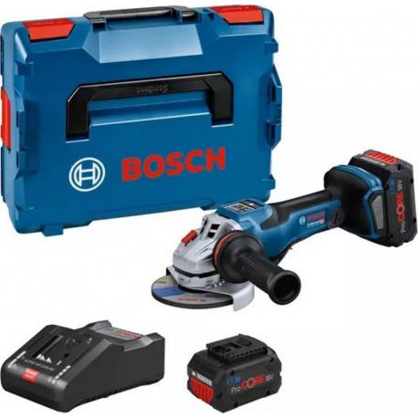 Bosch Bleu 06019H6B01 GWS 18V-15PSC Meuleuse d”angle sans fil 125 mm 18V 8Ah Li-Ion en L-Boxx