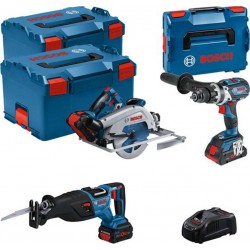Bosch Bleu 0615990N38 3 ToolKit 18V - 3 machines + 1xProCore 18V 4.0Ah + 2xProCore 18V 5.5Ah Comboset en L-Boxx