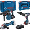 Bosch Bleu 0615990N2X Combiset 18V 3 machines 1x4.0Ah + 1x8.0Ah et chargeur GAL 18V-160 L en XL-BOXX