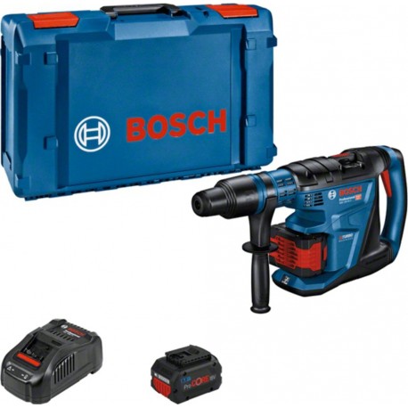 Bosch Bleu 0611917102 GBH 18V-40 C Marteau combiné professionnel 9J SDS-max 18V 8.0Ah Li-Ion