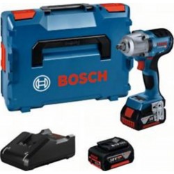 Bosch Bleu 06019K4102 GDS 18V-450 PC Clé à chocs professionnelle 1/2 18V 4.0Ah en L-Boxx