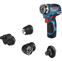 Bosch Bleu 06019H300B GSR 12V-35 FC Perceuse sans fil 12V sans batteries et chargeur en L-Boxx