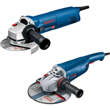 Bosch Bleu 0601824805 Combipack 2 machines GWS 22-230 P + GWS 1400 en boîte