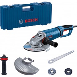 Bosch Bleu 06018C7101 GWS 27-230 PR Meuleuse d'angle professionnelle 230 mm 2700 W en coffret