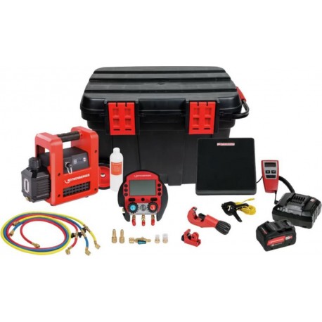 Rothenberger 1000003623 ROCADDY 120 CL Digital avec ROAIRVAC sur batterie